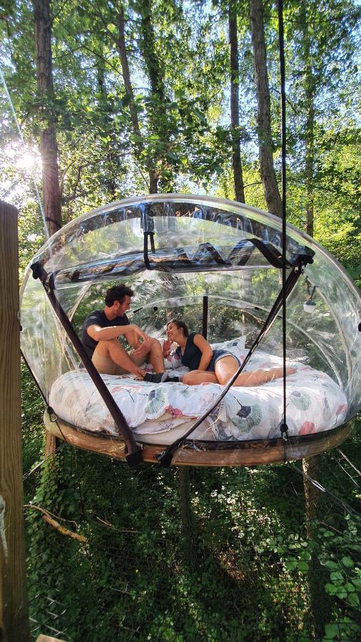 Les Bulles De La Maison Du Rocher Noisy-sur-Ecole Экстерьер фото